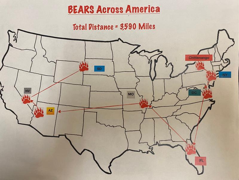 Bolivar Bears Walk Across America